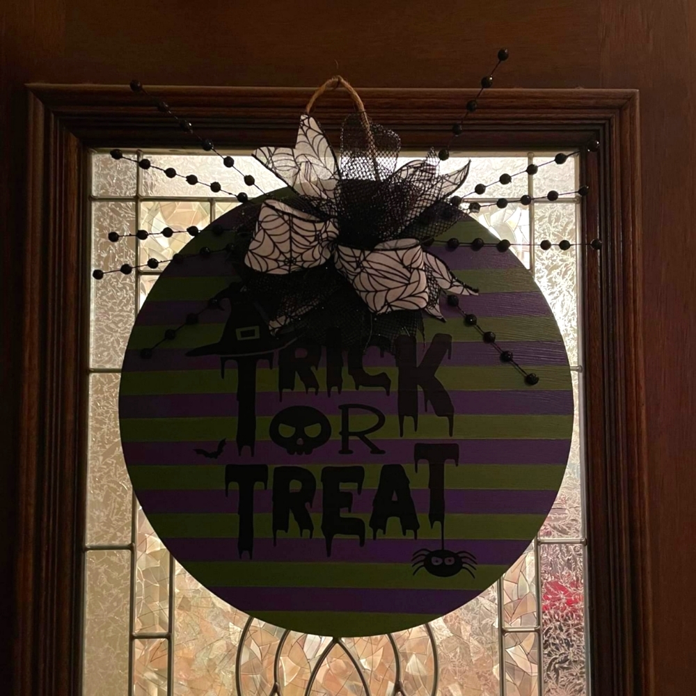 Handmade door sign